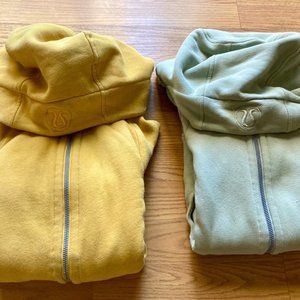 Lululemon Two Scuba Hoodies/Light Cotton Fleece Size 4